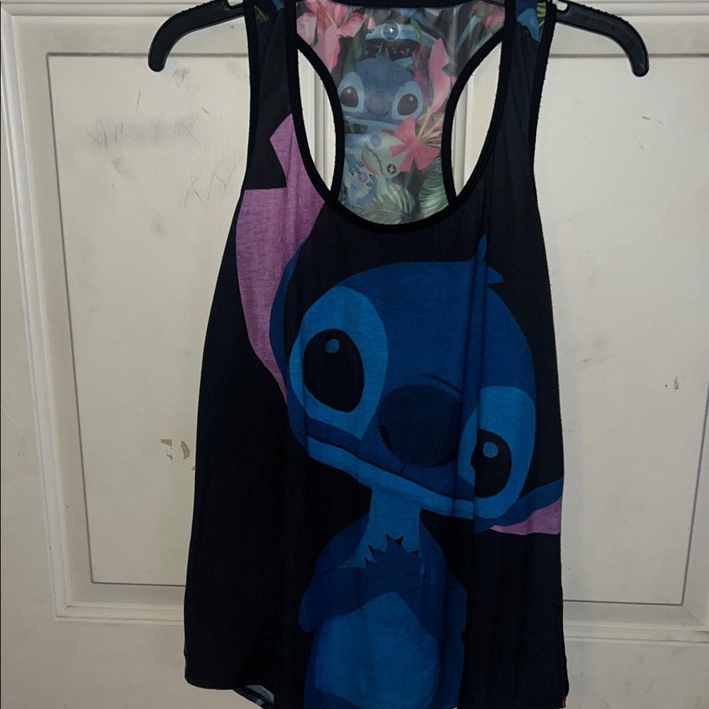 Disney Lilo & stitch Black Tank Top size M